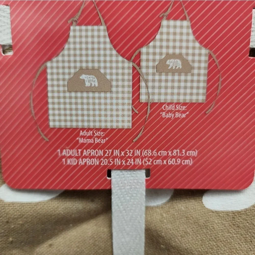 Nwt Mommy & Me Apron Set, Brown, by Way To Celebrate